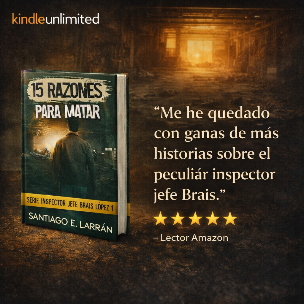 Novela 15 razones para matar y reseña de lector